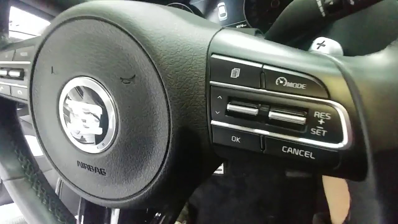 kia stinger airbag disassembly