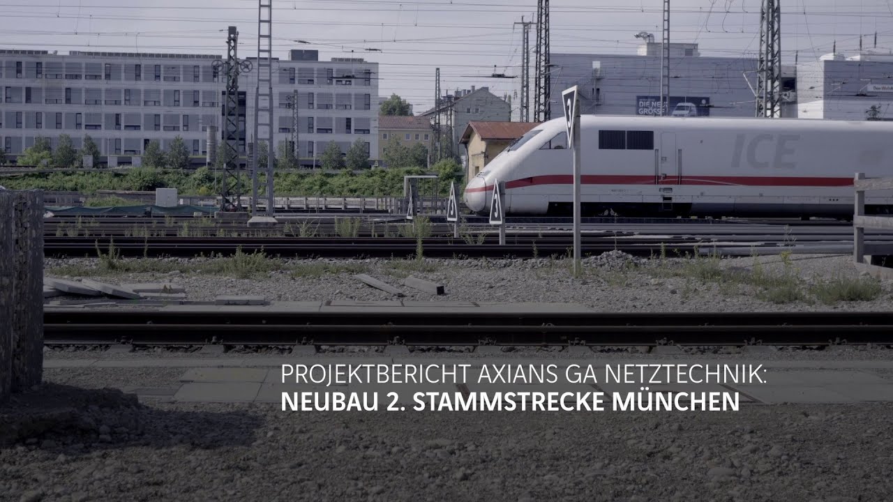 Zweite Stammstrecke M&uuml;nchen: Axians st&auml;rkt die Bahninfrastruktur