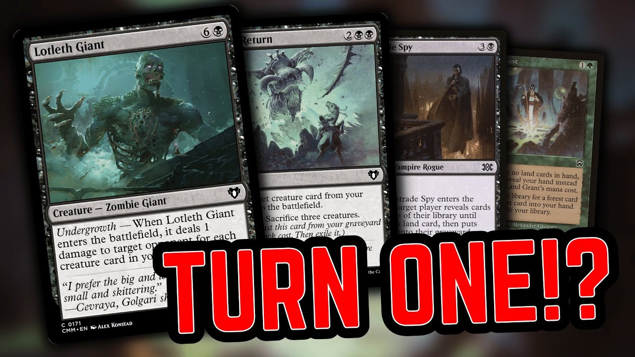 🔴 TURN ONE WIN 🔴 Pauper One-Land Spy Steals Games! | Magic: The Gathering
