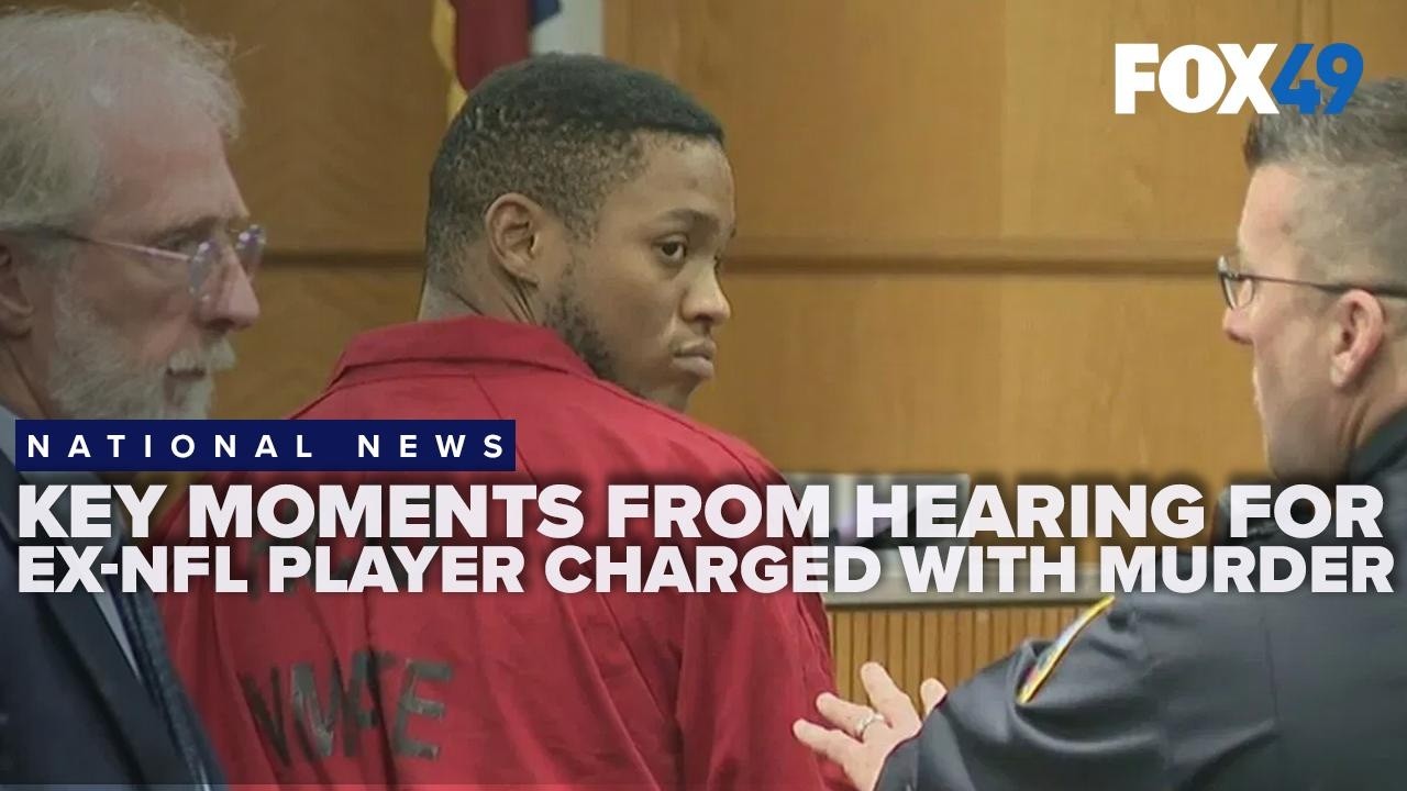 Hearing for Ex NFL player charged with girlfriend's murder reveal crime scene and ChatGPT messages