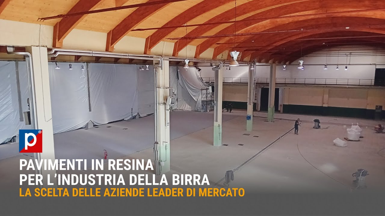 ANCHE I GRANDI BIRRIFICI SCELGONO I NOSTRI PAVIMENTI IN RESINA