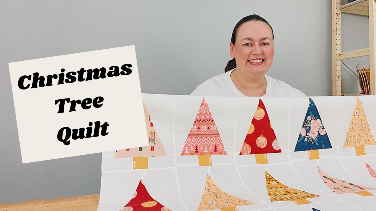 Step-by-step Christmas Tree Quilt Tutorial - Part 1