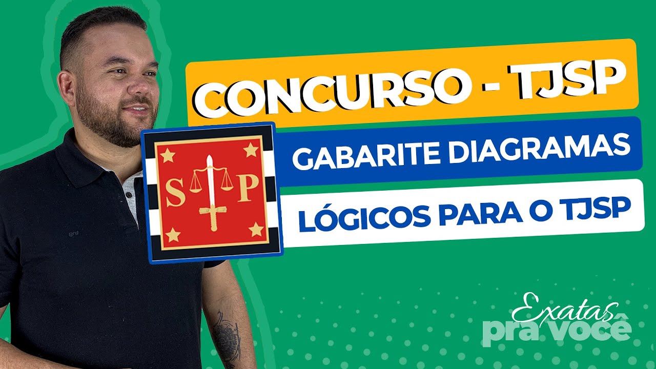 RACIOCÍNIO LÓGICO TJSP 2023 - GABARITE DIAGRAMAS LÓGICO