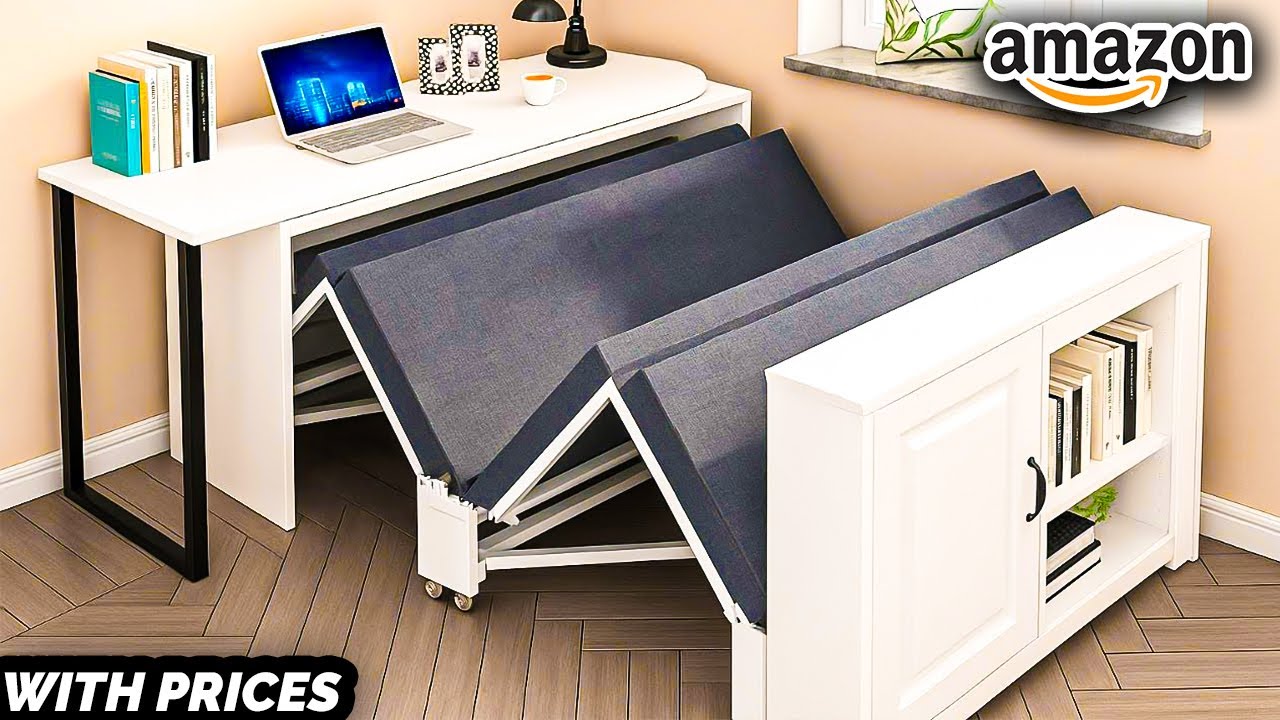 30 New AMAZON FINDS For Tiny Apartment | Smart Smart Saving and Folding Furniture Ideas