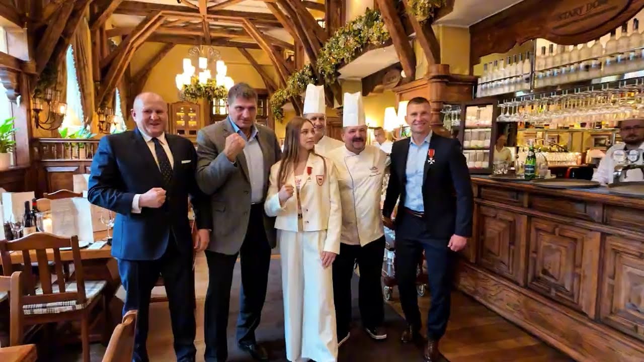 Julia Szeremeta, Andrzej Gołota, Tomasz Dylak, Grzegorz Nowaczek - gościna w Restauracji 