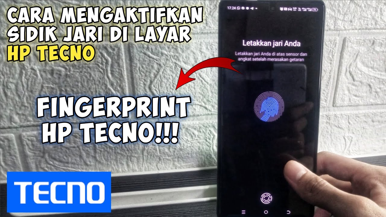 Cara Mengaktifkan Sidik Jari Di Hp Tecno || Membuat Fingerprint Tecno