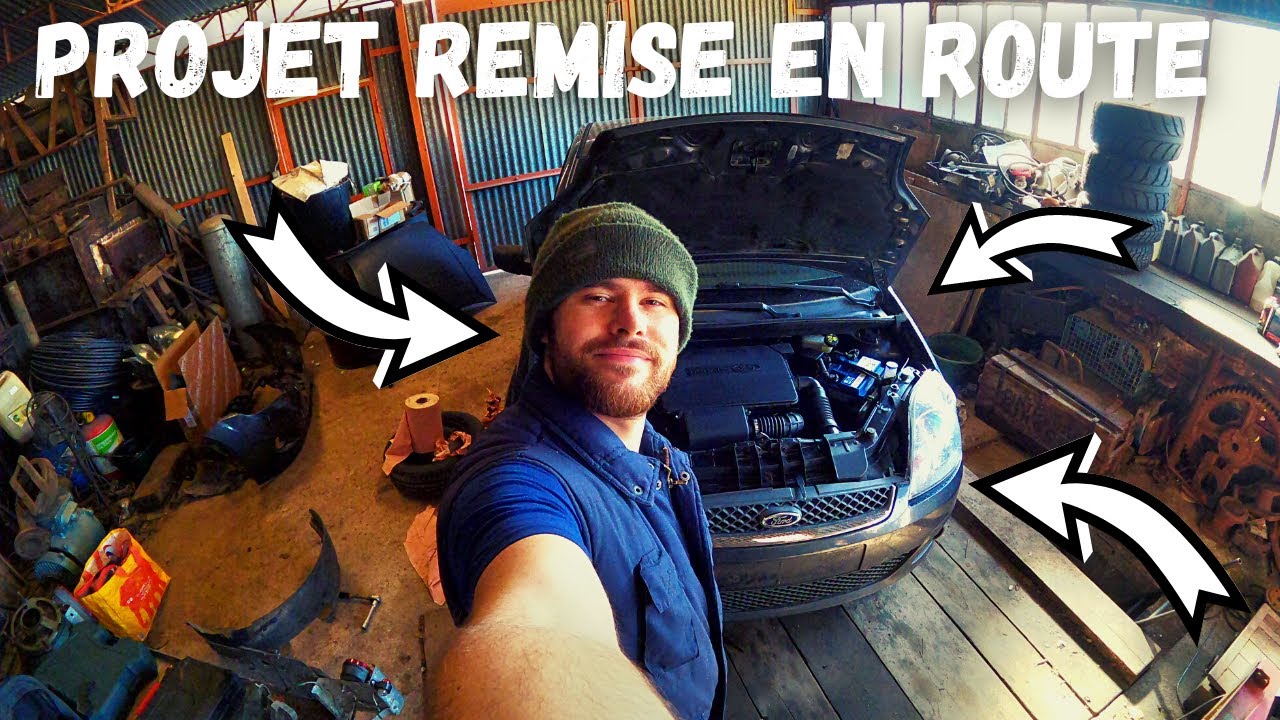 Je crash la Fiesta en allant au boulot - Projet remise en route 💥✅