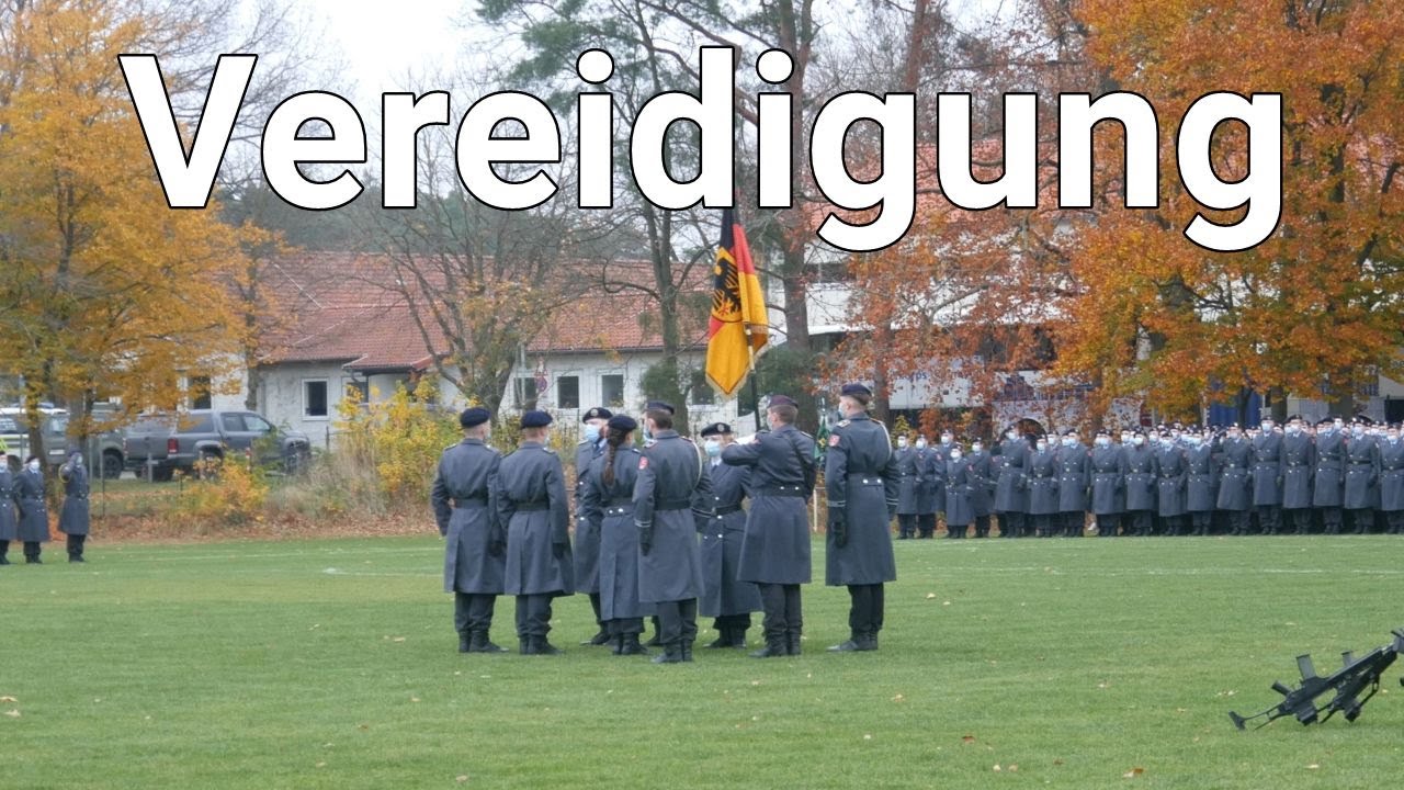 Bundeswehr: Vereidigung beim Feldwebel-/Unteroffizieranwärterbataillon 2 in Hambühren (FA/UA-Btl 2)