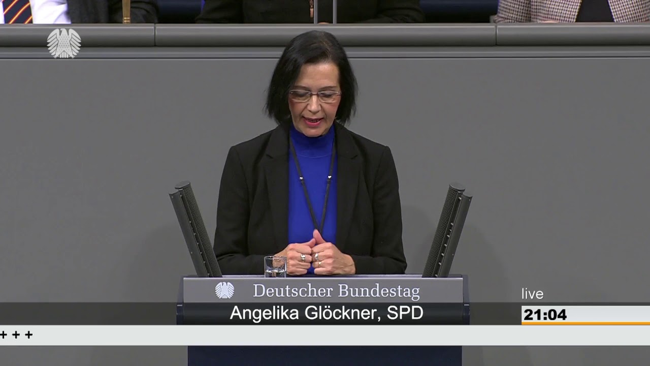 Angelika Gl&ouml;ckner: EU-Gas-Ger&auml;te-Verordnung; &Auml;nderung SGB IX und XII [Bundestag 13.12.2018]