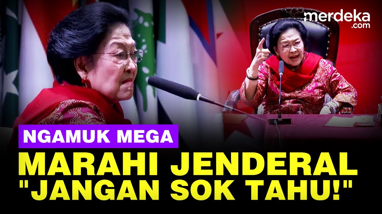 Jengkel Ketum PDIP Megawati Ngamuk Marahi Jenderal-Jenderal Polisi: Jangan Sok Tahu!