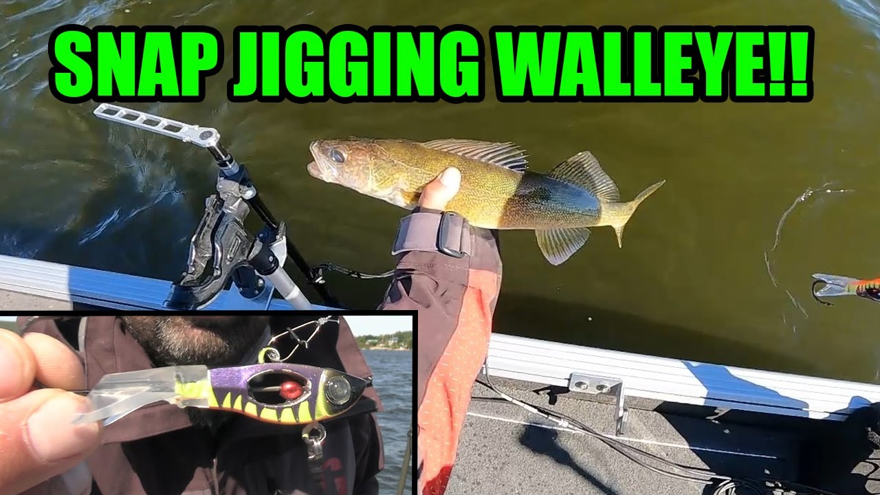 Snap Jigging Walleye!
