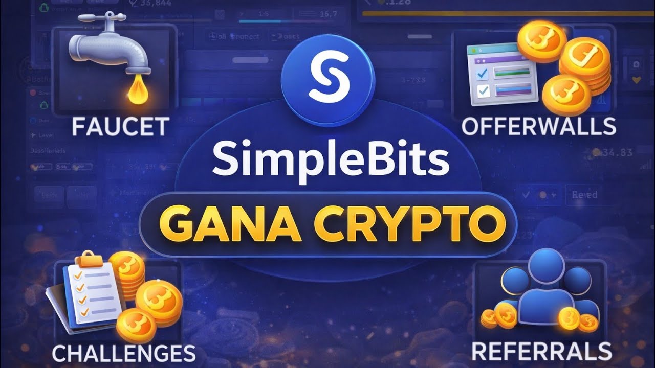 &iexcl;La MEJOR Faucet para GANAR Criptomonedas GRATIS! Simplebits.io Pagando!