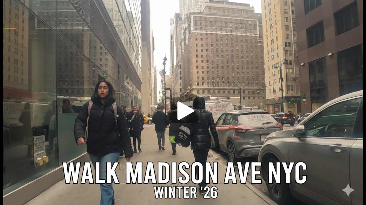 Madison Ave NYC 2.10.26 #NYC #travel #asmr