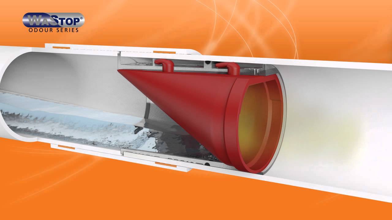 WaStop Odour Series.  Membrane sink trap.