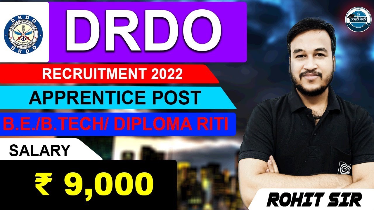 DRDO PXE Apprentice Recruitment 2022 | DRDO Apprentice Form 2022 | DRDO Apprentice Vacancy 2022