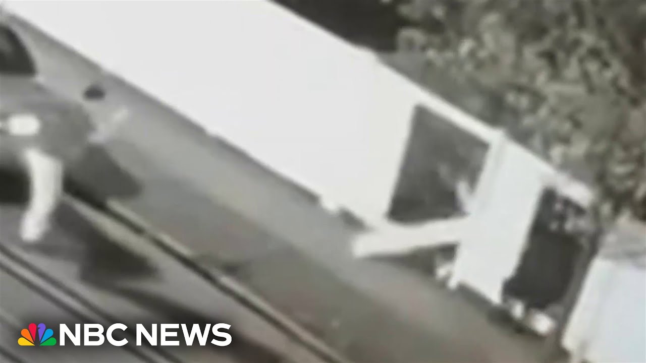 Group smashes into fence possibly imitating viral 'Kool-Aid man challenge'