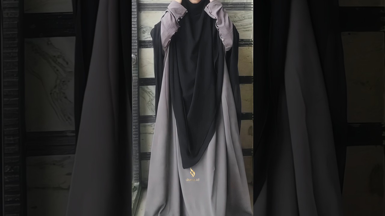 Tutorial pemakaian French Khimar #khimarsyari #khimarjumbo #hijab #hijabstyle