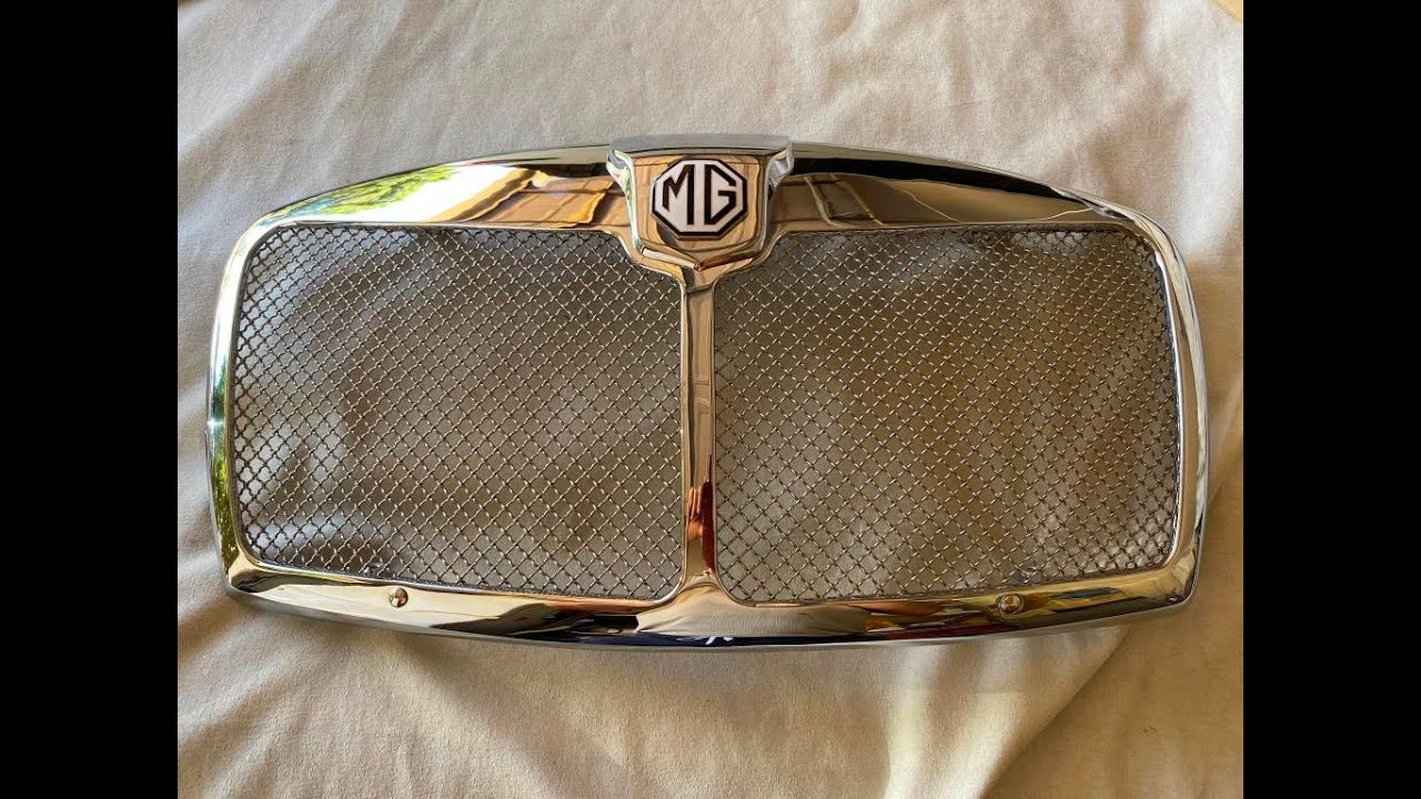 MGA Restoration 2019 Aussie Pt. 94 - Grille SS Mesh Insert