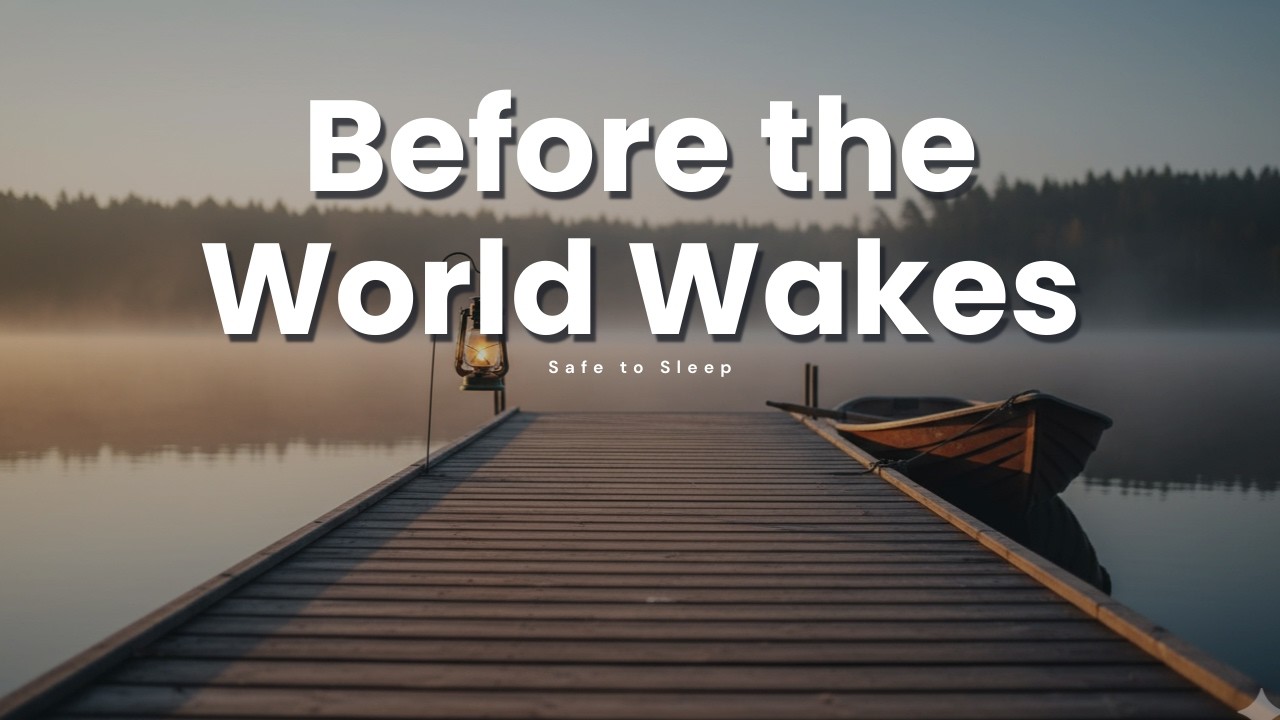 Lake Dock at Dawn 🌙A Slow Gentle Story to Fall Asleep Peacefully