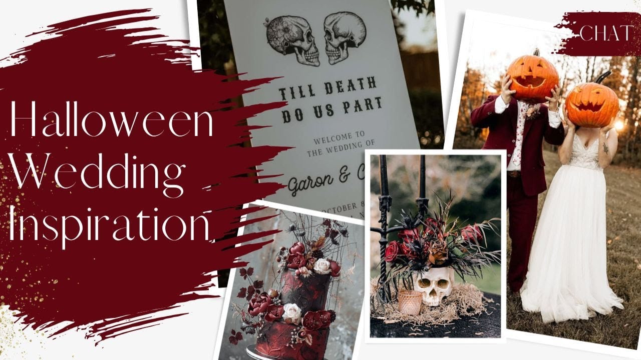 Halloween, Gothic Glam & Dark Romance Wedding Theme Inspiration