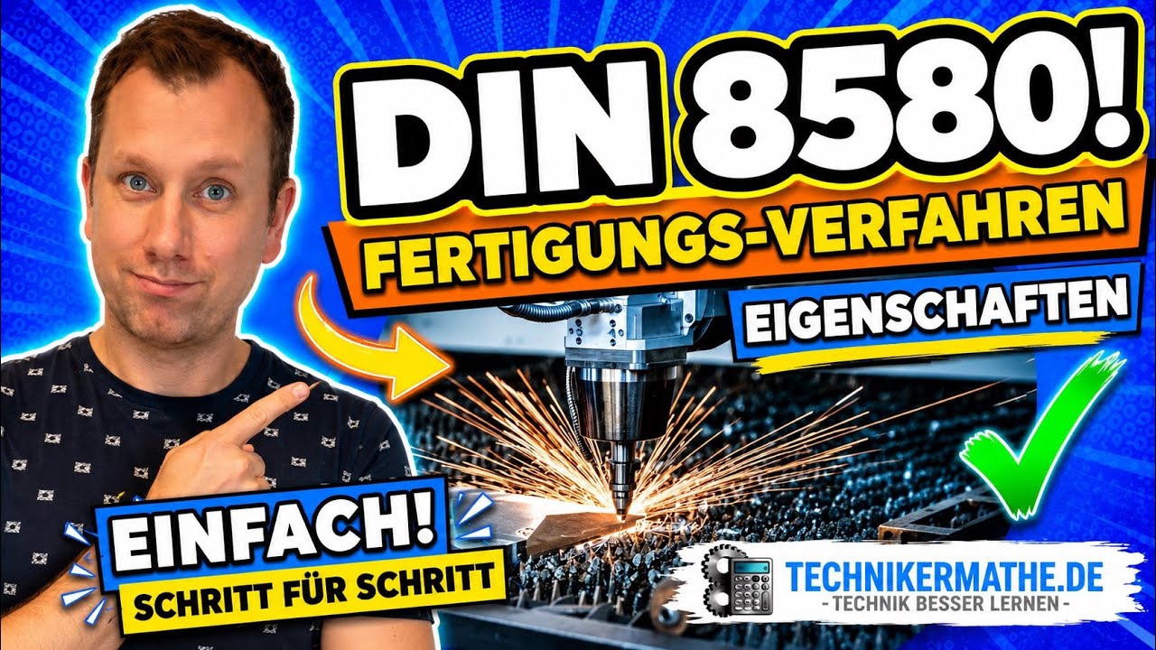 Fertigungsverfahren [DIN 8580] Übersicht 🟢 Fertigungslehre optimal für Ingenieure & Techniker 2024
