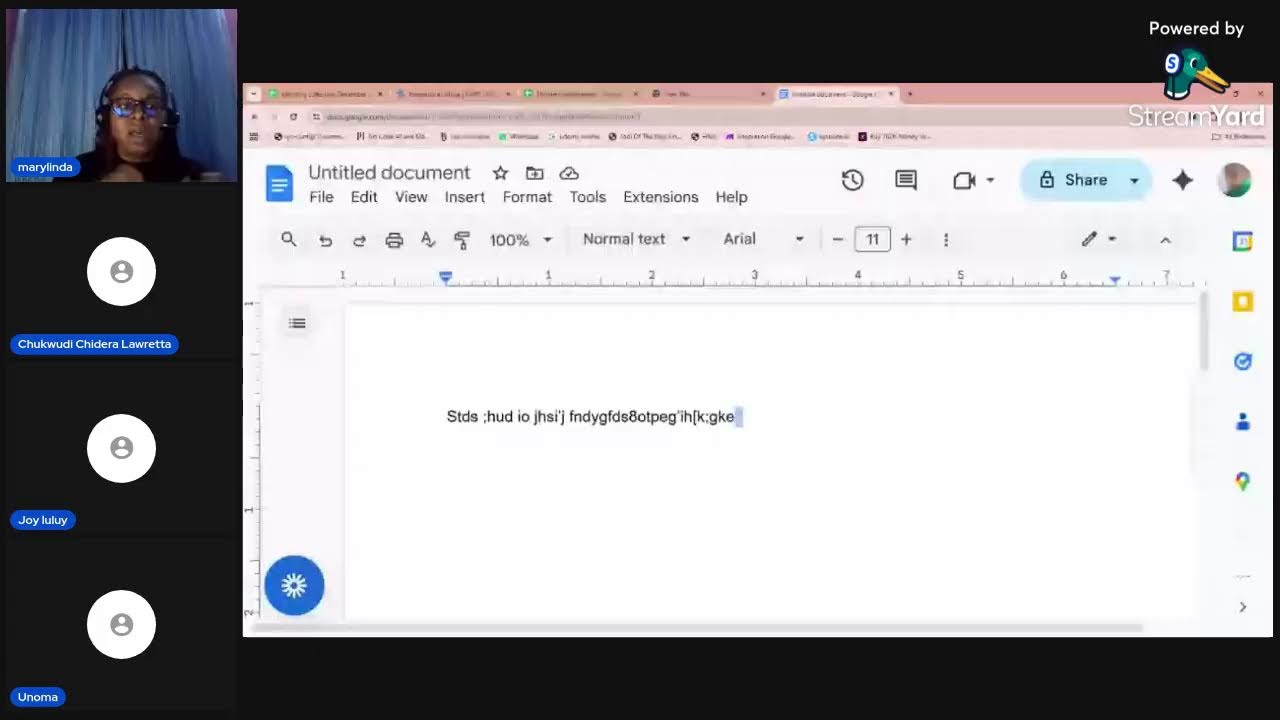 Day 5: Make up Class. Data entry, Google Docs and research.