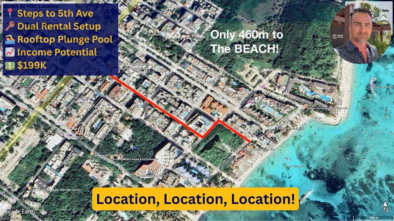2BR Lock-Off with Private Plunge Pool Under $200K - MoMA 42 Playa del Carmen