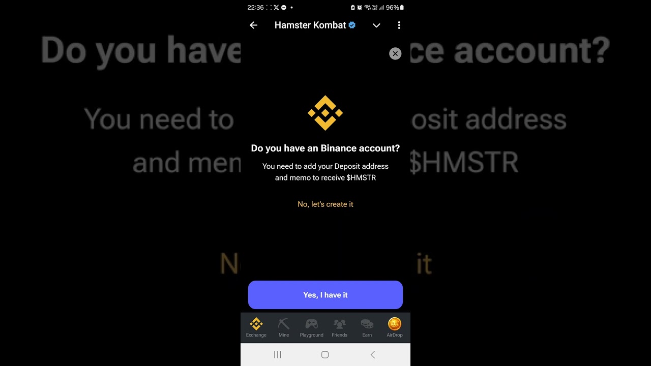 Guide to claim your hamster kombat $HMSTR token to binance exchange. #airdrop #hamsterkombat