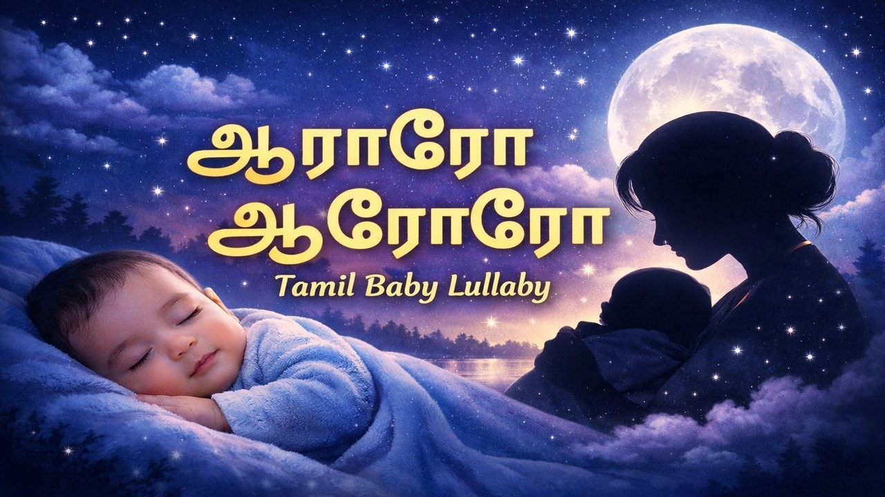 தமிழ் எழுத்துக்கள் தாலாட்டு | Tamil Alphabets Lullaby for Babies | அ ஆ இ ஈ Sleep Song