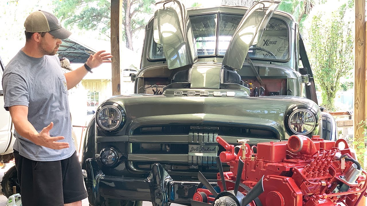 ENGINE SWAP TIME!! 1951 Dodge Truck Gets NEW ENGINE!!