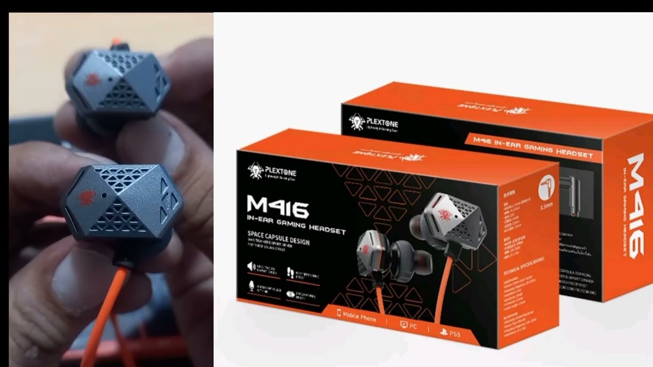 My own reaction on plextone M416 in ear gaming headset