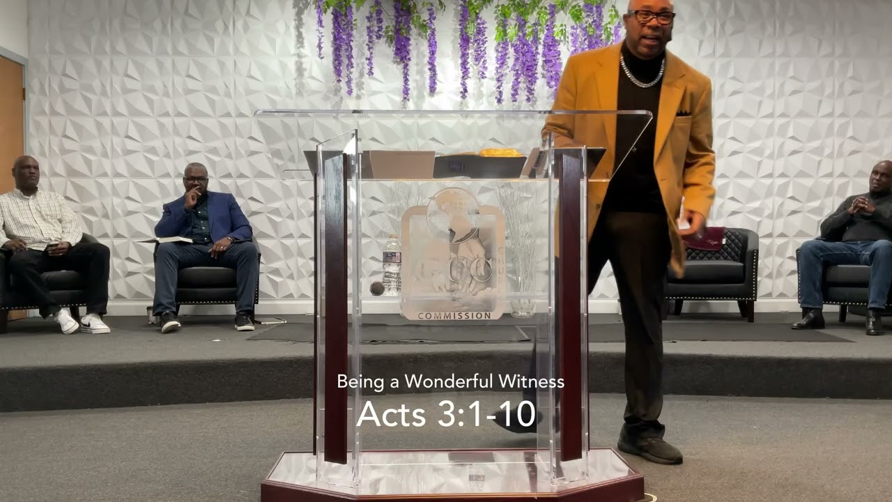 Pastor Larry Anderson - Being a Wonderful Witness (Acts 3:1-10)