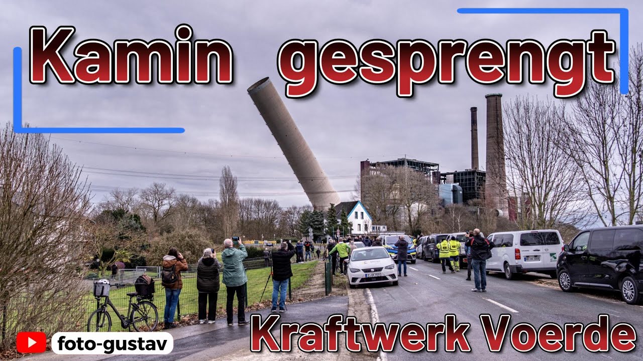 Kamin gesprengt, Kraftwerk Voerde