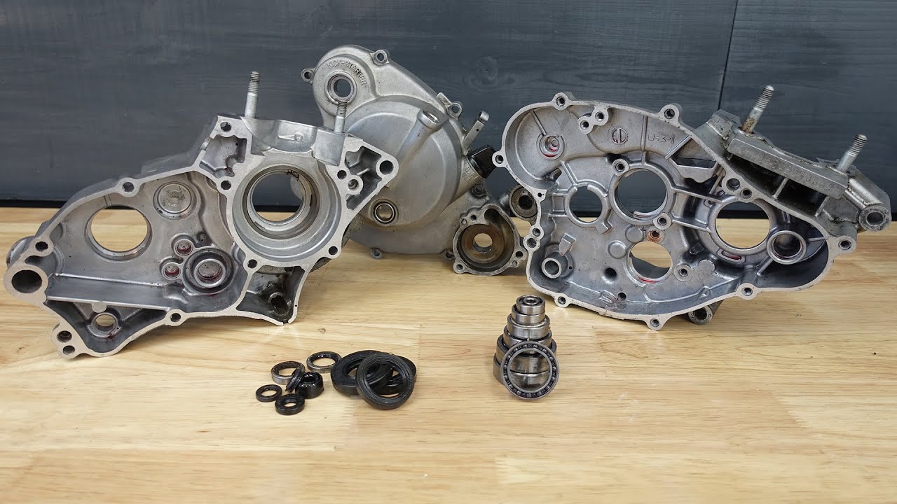 KX65 Bottom End Bearing and Seal Removal