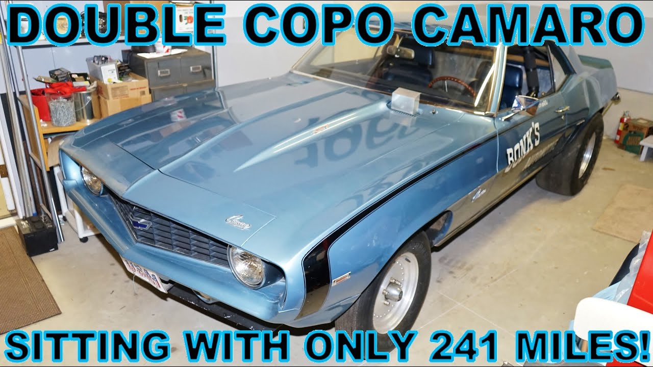 1969 DOUBLE COPO Camaro sitting with just 241 Miles?!?!?!