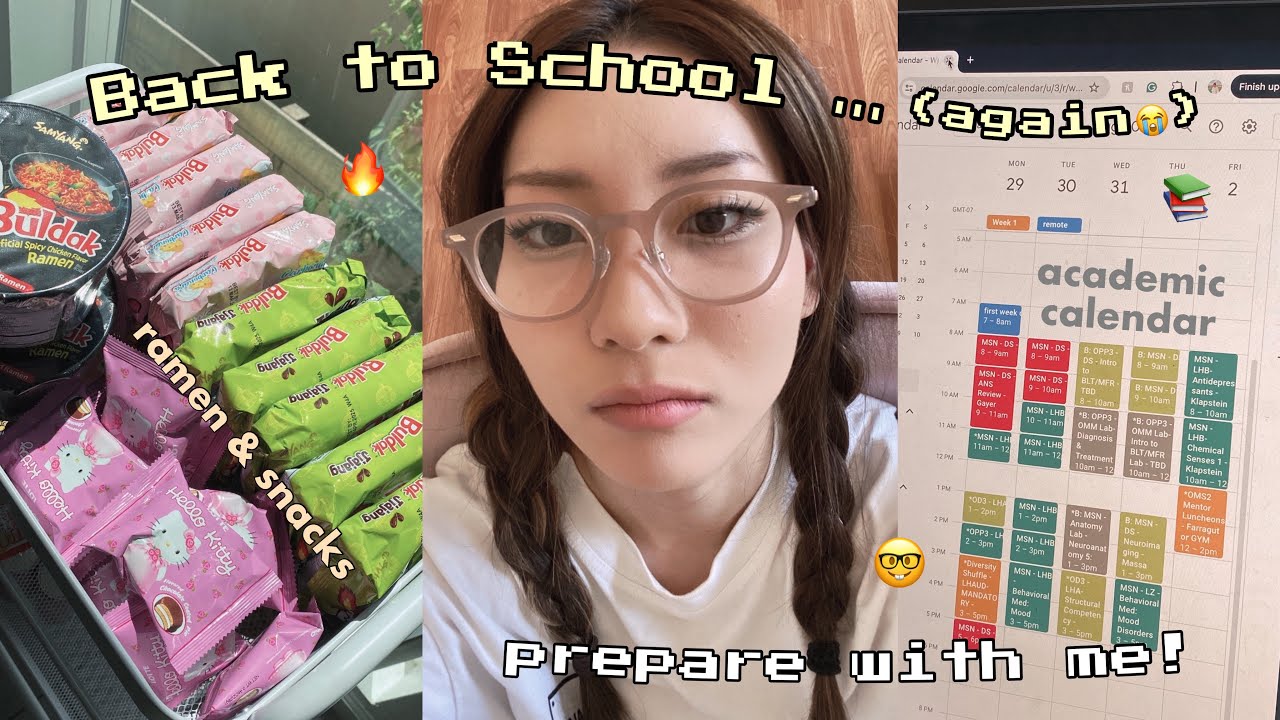 Back to School... (again) ✏️ get ready with me for med school