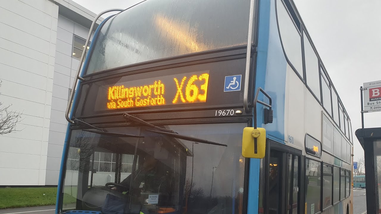*New Installed and working Next Stop Announcements* Stagecoach Newcastle 19670 on the X63