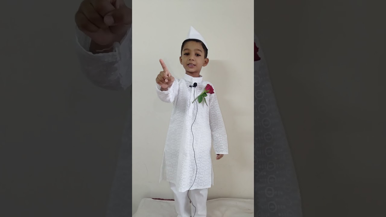 Fancy dress competition few lines on Pandit Jawaharlal Nehru