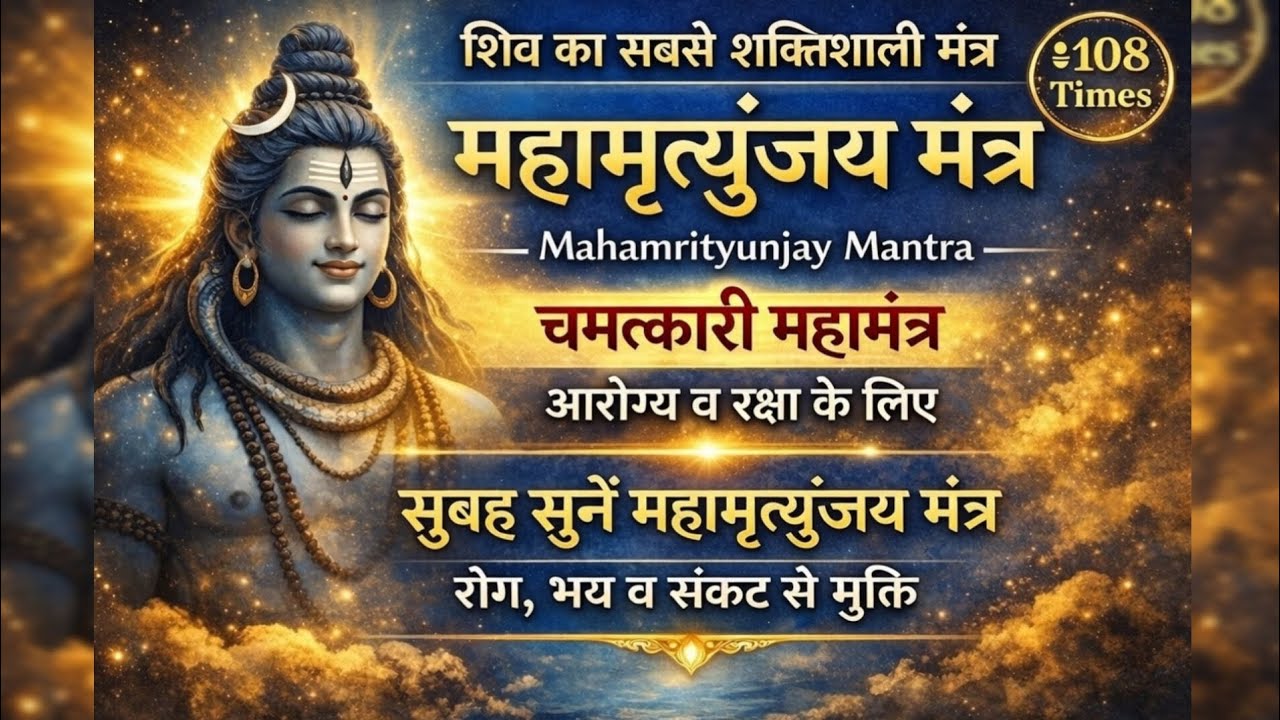 शिव का सबसे शक्तिशाली मंत्र महामृत्युंजय मंत्र  | Mahamrityunjay Mantra for Healing & Protection