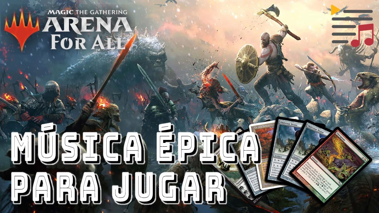 𝗠Ú𝗦𝗜𝗖𝗔 É𝗣𝗜𝗖𝗔 para 𝗝𝗨𝗚𝗔𝗥 𝗠𝗧𝗚 𝗔𝗥𝗘𝗡𝗔 🎵【 31 CANCIONES MOTIVADORAS para tus BATALLAS de MAGIC 】