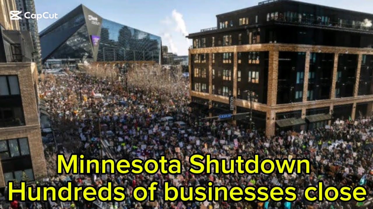 Businesses Shutdown In large Numbers to Protest ICE In Minnesota #useconomy 
