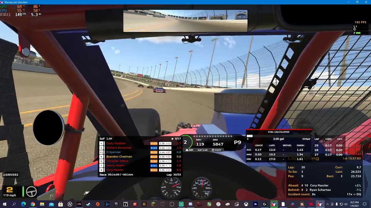 iRacing - Racing D Series Oval