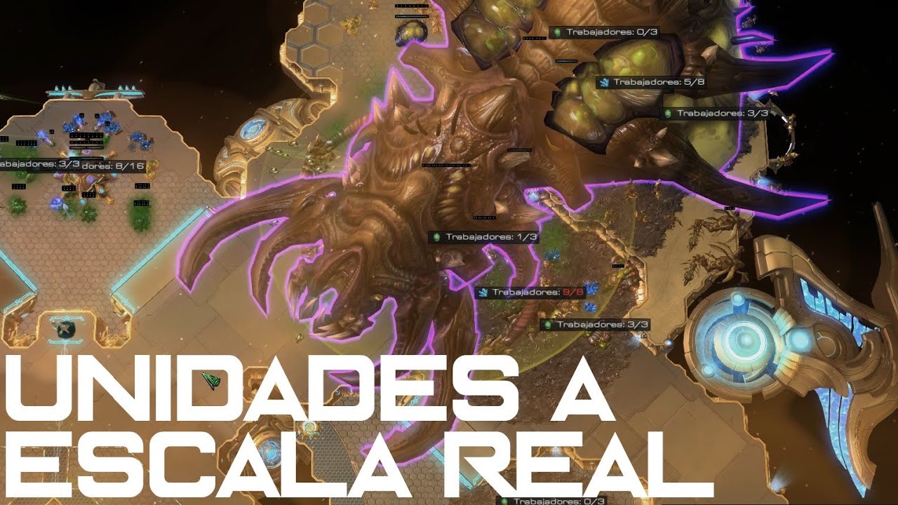 UNIDADES DE STARCRAFT A TAMAÑO REAL!!