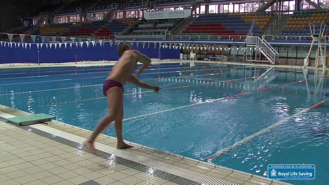 Pool Lifesaving Sport - Line Throw