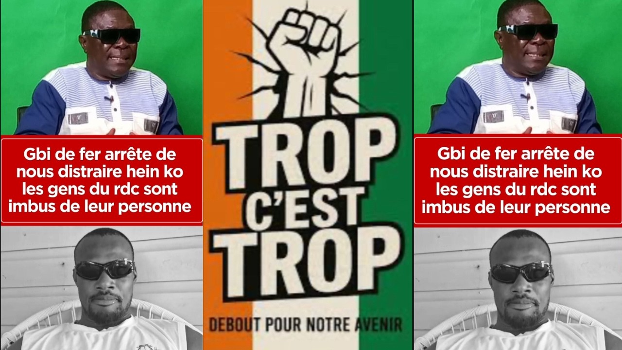 gbi de fer arrête de nous distraire ko les gens du RDR sont imbus de leurs personnes #humor
