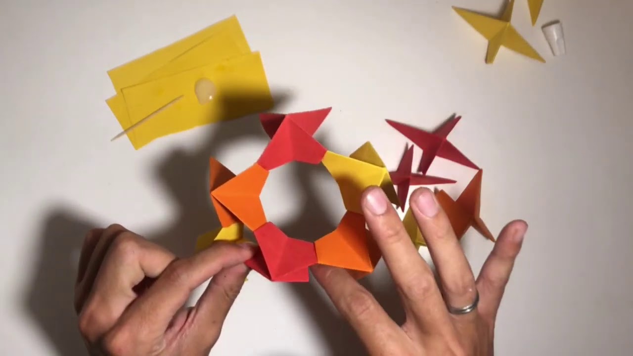 Como fazer origami - Kusudama Electra