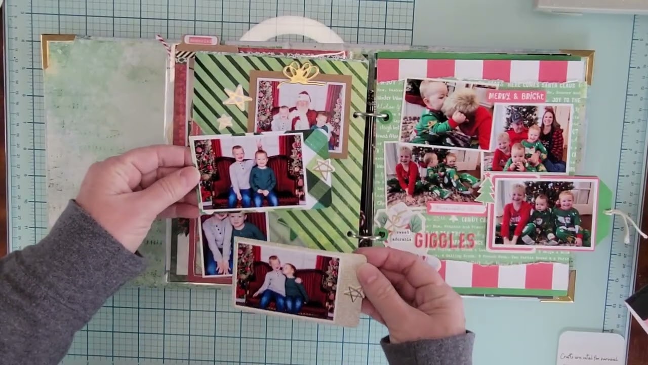 Рождественский альбом для скрапбукинга 6x8