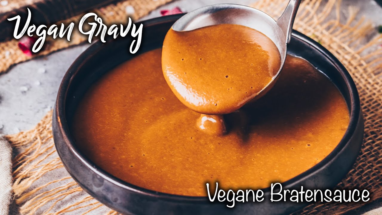 Die Beste Vegane Bratensauce ☆ Pflanzliche Bratensoße zum Weihnachtsmenü ☆ Einfaches Rezept ☆