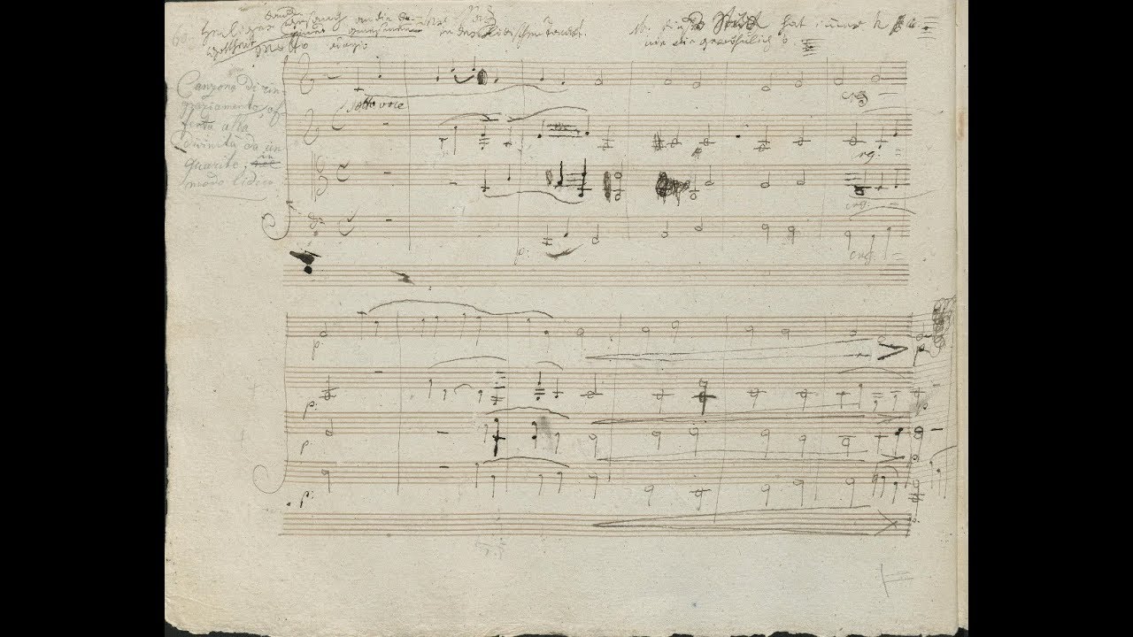 Beethoven - Heiliger Dankgesang eines Genesenen and die Gottheit, in der lydiscen Tonart.