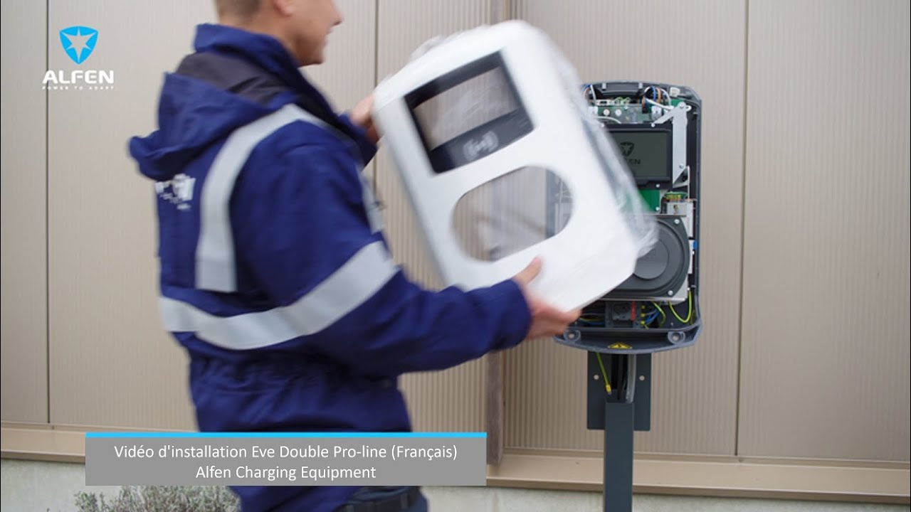 Vidéo d'installation Eve Double Pro-line (Français) Alfen Charging Equipment
